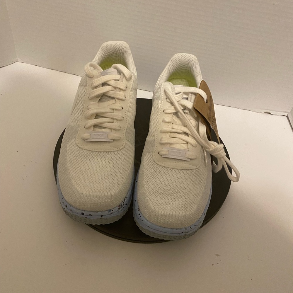Size 7.5 - Nike Air Force 1 Crater Flyknit Pure Platinum 2021